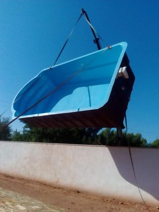 6x3 piscina de poliester