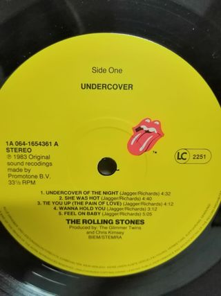 LP The Rolling Stones UNDERCOVER