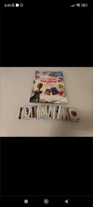 Cromos de la cocina mágica de Disney 