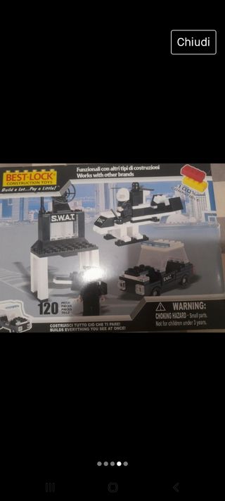 scatola costruzioni Best-Lock compatibile Lego