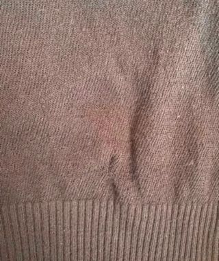 Miss Sixty jersey marrón flor roja talla Xs