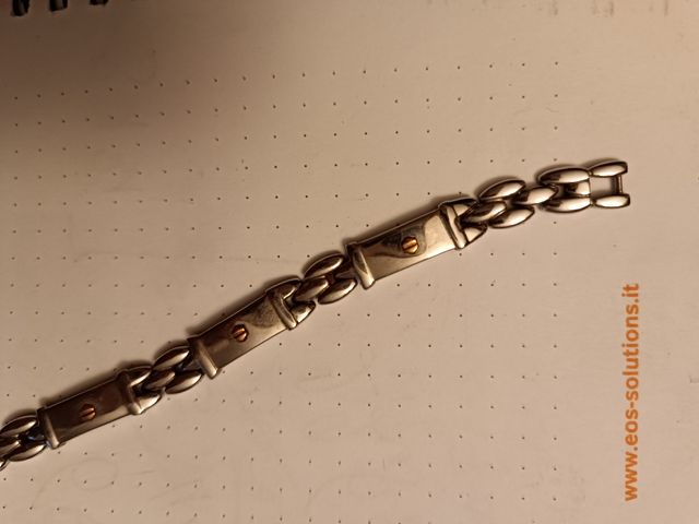 braccialetto in acciaio 18,5 centimetri