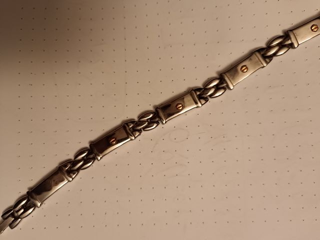 braccialetto in acciaio 18,5 centimetri