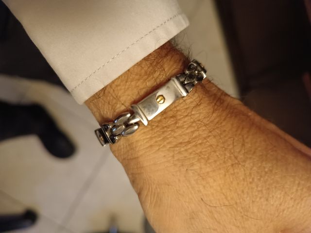 braccialetto in acciaio 18,5 centimetri