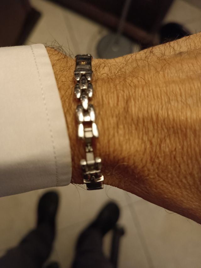 braccialetto in acciaio 18,5 centimetri