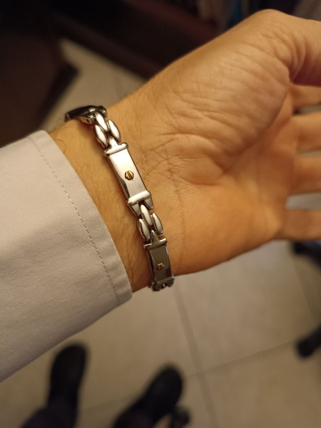 braccialetto in acciaio 18,5 centimetri