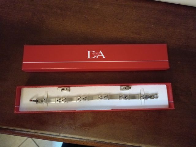 braccialetto in acciaio 18,5 centimetri