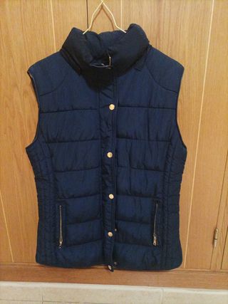 Chaleco plumas