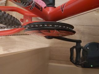 Bicicleta btwin roja