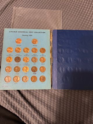Coleccion monedas Lincoln memorial cent