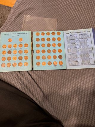 Coleccion monedas Lincoln memorial cent