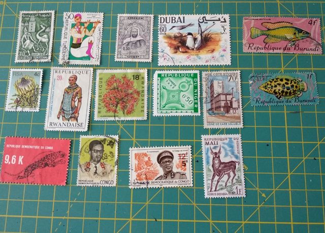 Lote Sellos Continente África 