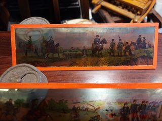 conjunto de 4 diapositivas de cristal de 1900