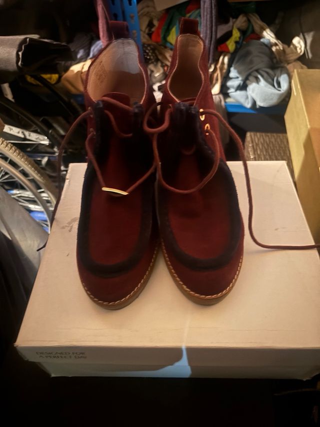 Botin de piel de Cuple usado 2 veces