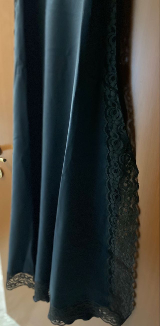 Camicia da notte vintage con pizzo