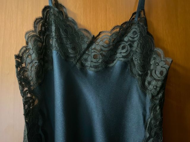 Camicia da notte vintage con pizzo