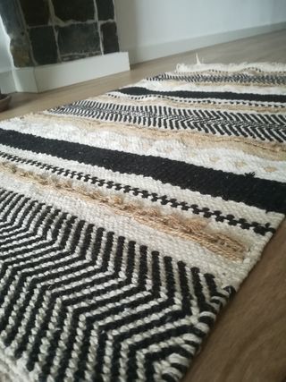 Alfombra kilim colores neutros