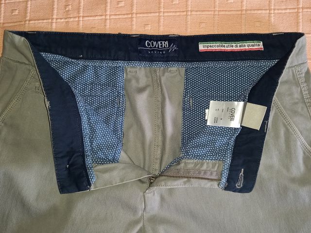 Pantaloni da uomo, casual, eleganti, Enrico Coveri