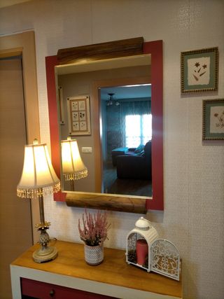 Conjunto de entrada de madera maciza
