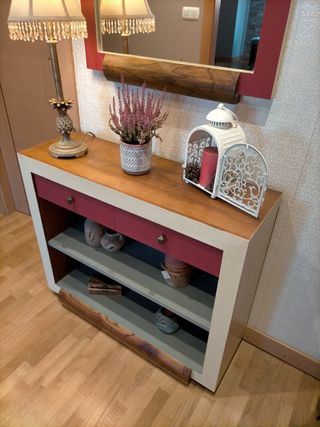 Conjunto de entrada de madera maciza