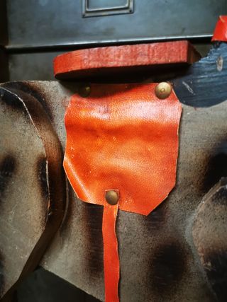 Caballo madera antiguo. Juguete