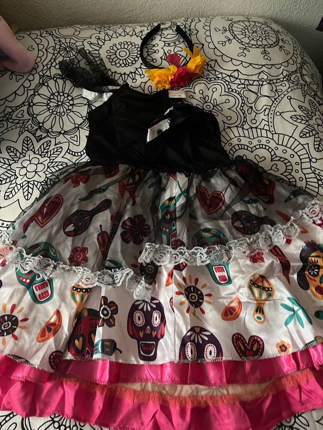 disfraz niña Catrina T9/10