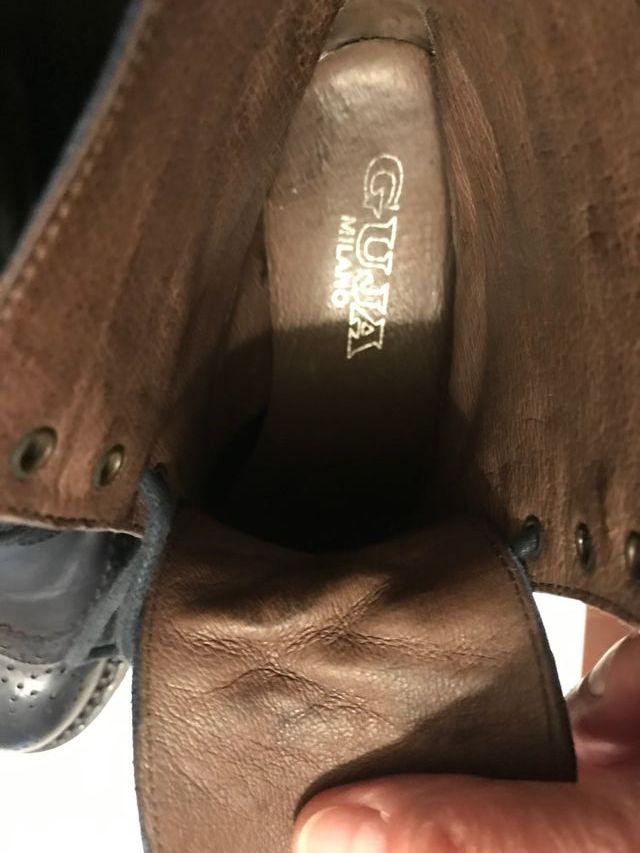 Scarponcini Donna Blu tg 36 made in Italy