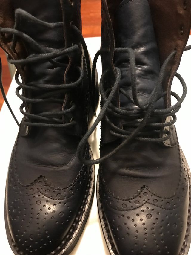 Scarponcini Donna Blu tg 36 made in Italy