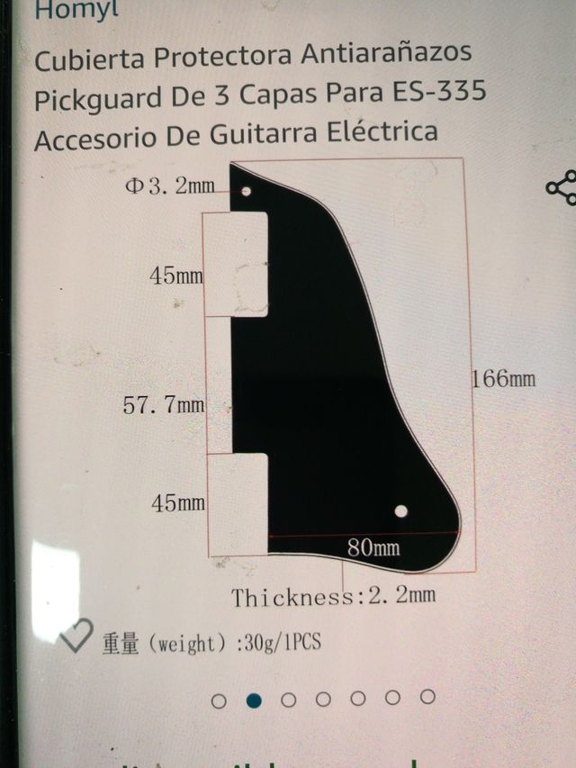 Cubierta antiarañazos guitarra elect