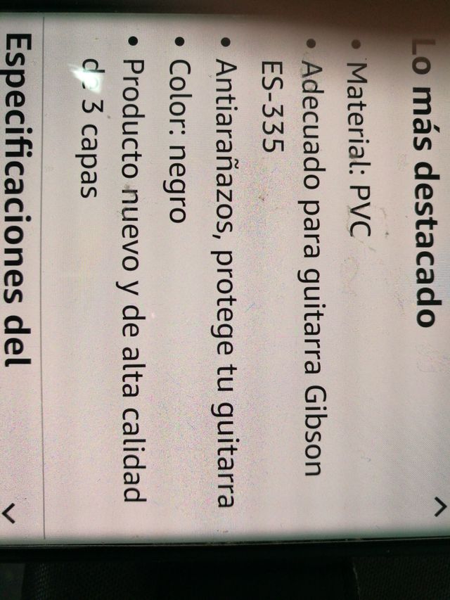 Cubierta antiarañazos guitarra elect