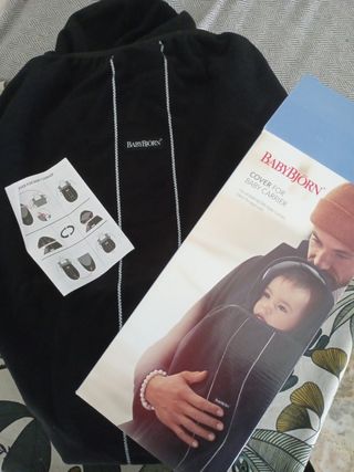 mochila porteo ergonómica y funda invierno