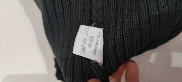 Top cropped a maglia s made in italy