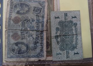 Colección de monedas y billetes alemanes