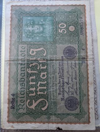 Colección de monedas y billetes alemanes