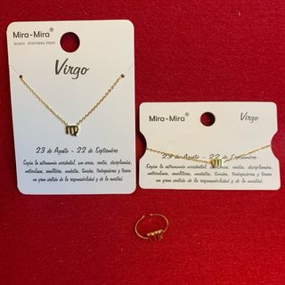 Set joyas horóscopo Virgo