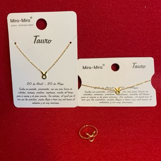 Set joyas horóscopo Tauro