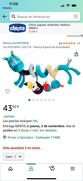 Juguete: Lilliputiens espiral de actividades