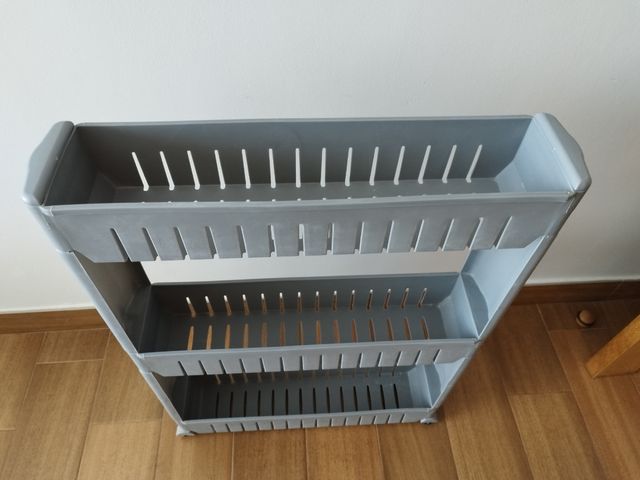 Carrito estante de almacenamiento de 3 niveles