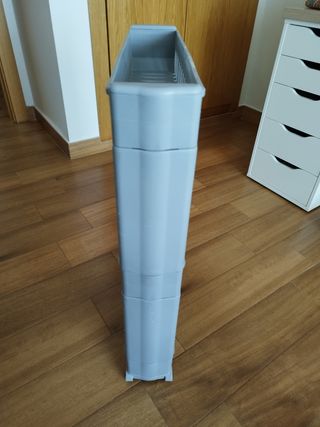 Carrito estante de almacenamiento de 3 niveles