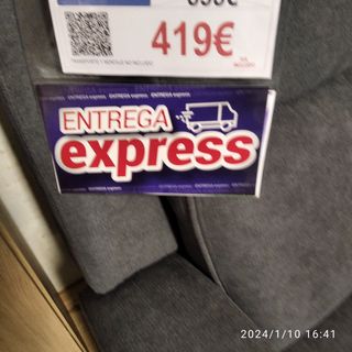 Sofá dos plazas.NUEVO. Desmontab