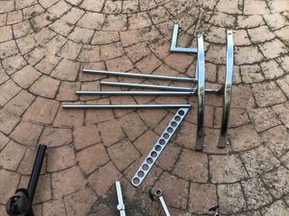 burra inox pro, giratoria 4  brazos regulables