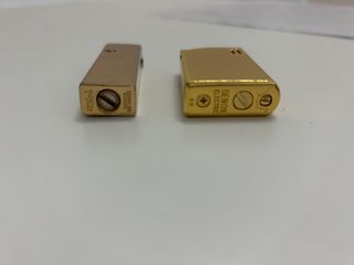 Mecheros chapados en oro