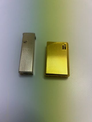 Mecheros chapados en oro