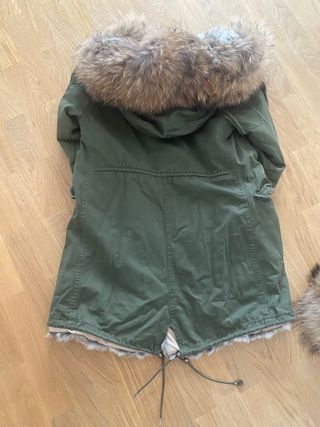 Parka verde xs desmontable completa