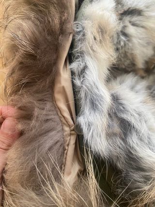 Parka verde xs desmontable completa