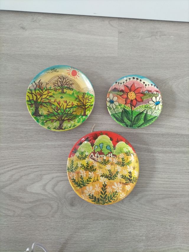 Platos cerámica G.Soldano