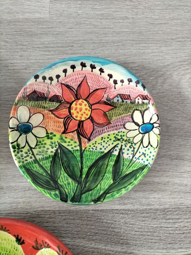 Platos cerámica G.Soldano