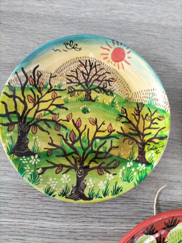 Platos cerámica G.Soldano