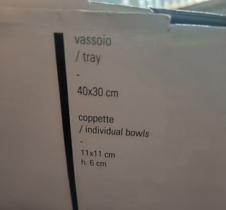 FUENTE Y CUENCOS CRISTAL ITALIANO