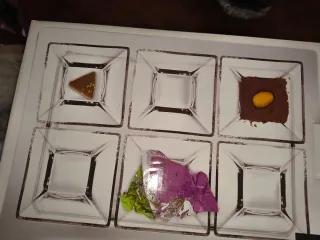 FUENTE Y CUENCOS CRISTAL ITALIANO